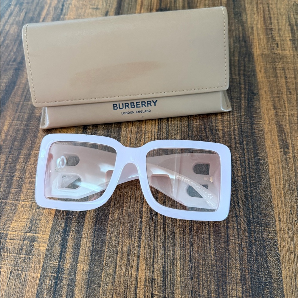 Burberry Pink Square Sunglasses